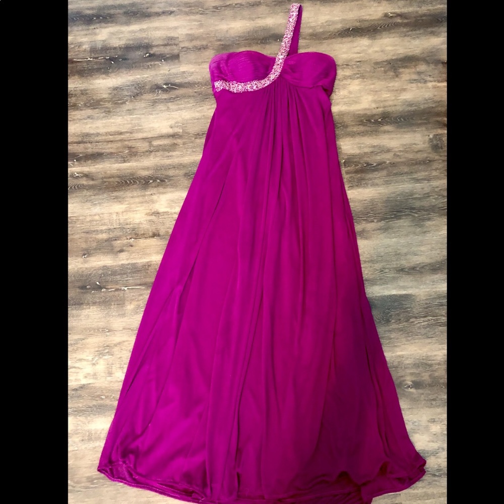 Xscape Deep Fuschia Pink Formal Gown Prom Dress